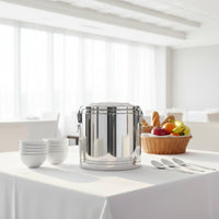 Stainless Steel Insulated Barrel with Spigot Versatile Hot and Cold Beverage Dispenser Insulated Drink Server Rust-Resistant
