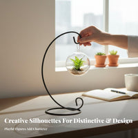 Desktop Terrarium Hanger DIY suitable for Plant Holder Elegant Shape for Living Room