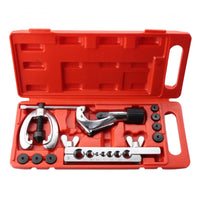 10 Pieces Copper tube Flaring Tool Set Manual Tube Flaring Kit with Cutter Versatile Hand Tools for Plumbers, Amateur Handymen