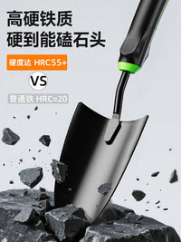 得力园艺工具小铲子种菜专用松土神器家用铁铲子挖土养花赶海套装