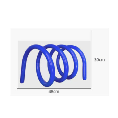 Desktop Book Rack Sculptural Spiral Loop Rack Modern Minimalist Design