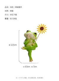 源头厂户外庭院花园青蛙动物摆件花盆装饰品古法鱼缸边缘造景解压