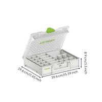 Stackable tool box with tray.