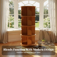 Revolving Tower Shelf 360-Degree Rotation rotating Book Tower Floor-Standing