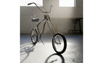 Chrome-Plated Cycle Front Fork with Twin-Leg Design Extra-Long Chopper Fork Straight Vintage for Hobbyists, Custom Cruiser Builds