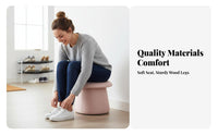 fungiformShaped Stool Nordic Design Ottoman Versatile Use for Living Room