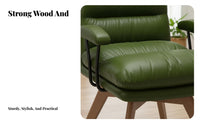 Modern Rotate Chair Comfortable Upholstered Rotate Armchair Versatile Space-Saving for Home Users, Study Room