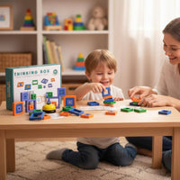 Two Player Battle Mental Challenge Training Puzzle Box Game Observation Skills Shape Block Puzzle for Home, Travel