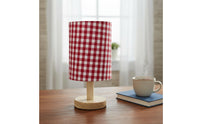 Textile Desk Light Bedside Lamp USB Charging Textile Shade Soft Ambient Lighting Decorative Function Suitable for Home Office Living Rooms Reading Corners