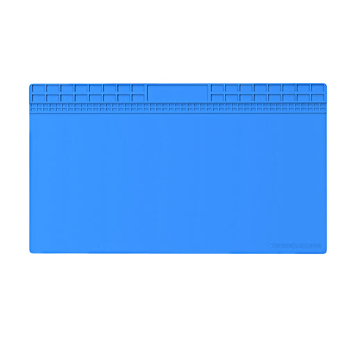 Silicone Soldering Mat Electronics Repair Mat Magnetic Organizer Pad with Molded Compartments Flexible Silicone Insulating Surface Suitable for Device Repair Desk Work