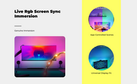 RGB USB light strip, music sync