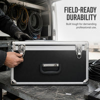 Aluminum Alloy Rounded Corner Instrument Case with EVA Lining
