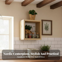 Bracketed board storage-spaceSaving Narrow Shelf with Front raised front edge Sturdy