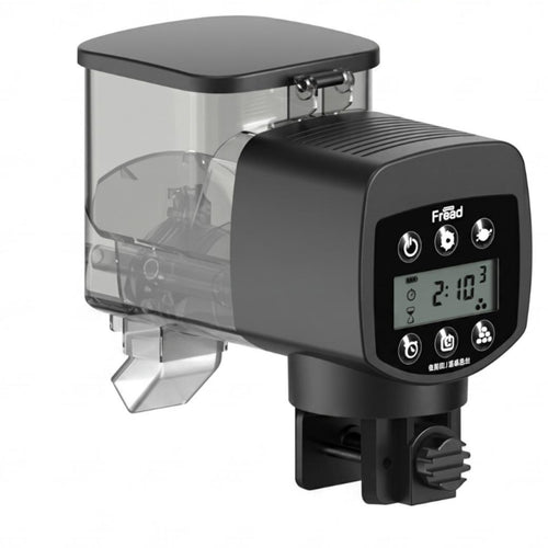 Automatic Fish Feeder Digital Screen Display Timed Fish Feeder Non-Clogging Design Pet Supply