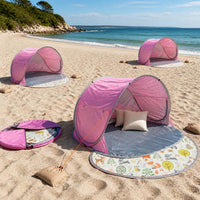 Pop-Up Beach Tent for 3-4 People, UV Protection Sun Shelter