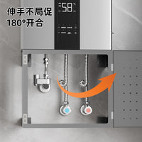 热水器遮挡罩开门洞洞板厨房置物架燃气管道装饰遮挡管线遮丑挡板