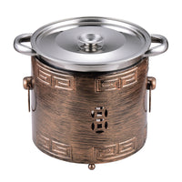 商用不锈钢防风串串锅涮肚锅水煮串串钵钵鸡容器酒精炉涮毛肚锅具