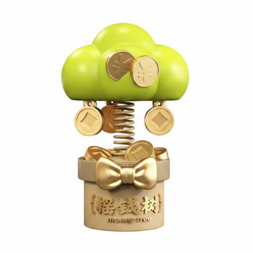Coin Tree Ornament Mini Coin Tree Figurine Wealth Symbol for Office Desk