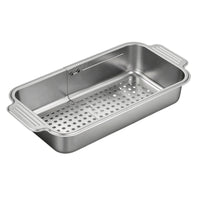Sink Drain Basket with Extendable Frame Expandable Kitchen Tool Dishwasher Safe