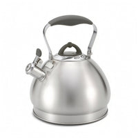 Stovetop Tea Kettle Thickened Base Kettle with Whistle Spout Food Grade for Kitchen Gas/Induction Cooker