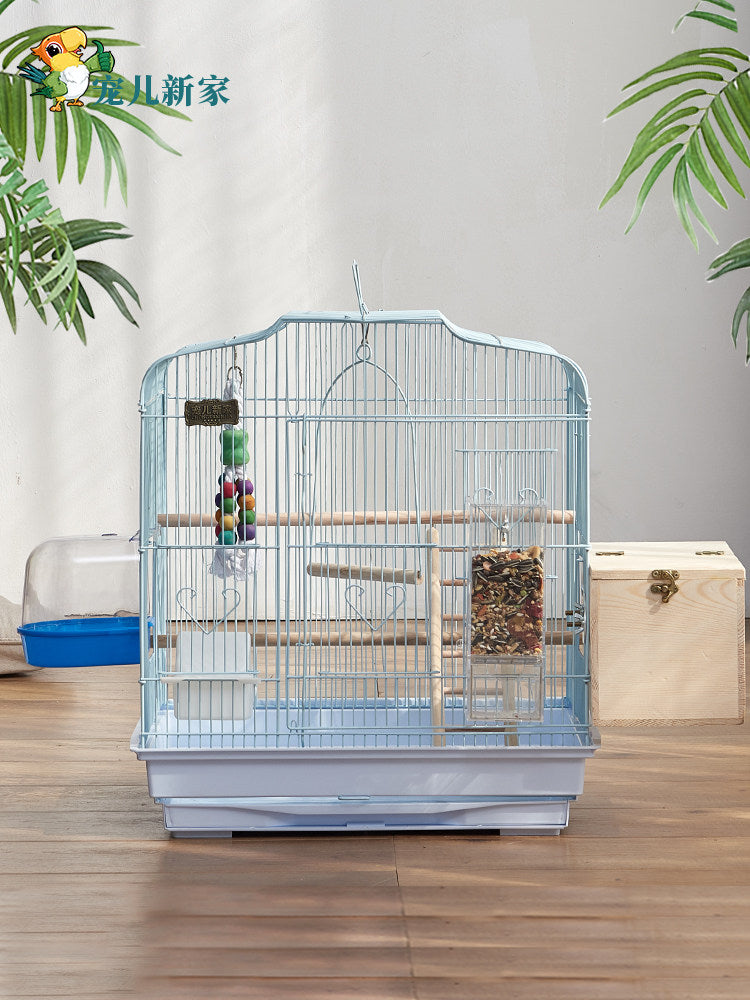 Chong Er Xin Jia Large Bird Cage for Parrots with Dome Top