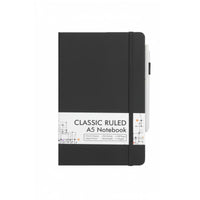 Writing Notebook Ribbon Bookmarks Lined Journal with Inner Pocket