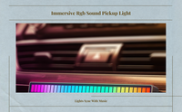 RGB audio-reactive gaming light