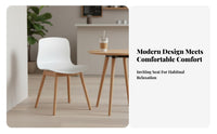 5 Pieces Round 4-Seater Table Set Minimalist Design Household Furniture for Cafe