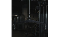 Lat Pull-down Attachment Heavy-Duty Pull-down Bar with Holes Adjustable Exercise Equipment for Bodybuilders