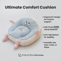 Cute Cartoon Animal Seat Cushion, Thickened Tatami Sitting Pillow, Soft Throw Pillow Children, Novel - Image 7