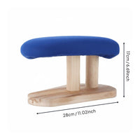 Oval Ironing Bench Compact Size Wooden Ironing Stool Heavy-Duty Home Goods for Clothing Care