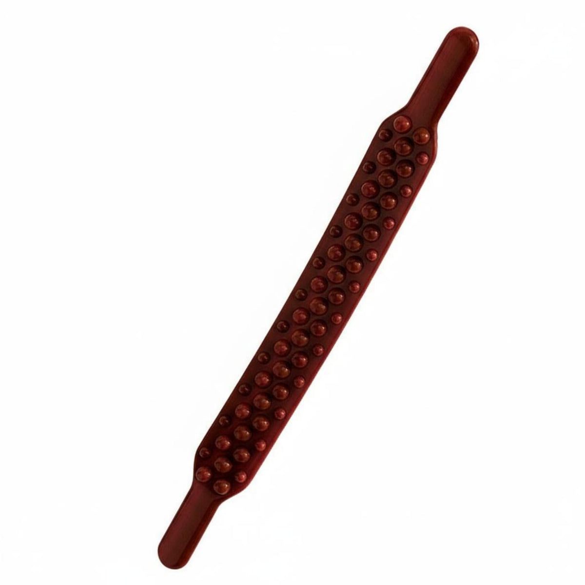 Two-Sided-Sided Design Tendon Rolling Stick Portable Gua Sha Scraping Tool Ergonomic Handle Full Body Massage Roller Polished Rim for Women