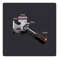 Right-Angle Clamp Textured Gripping Right Angle Carpentry Clamp Stable Clamping Workshop Tool for Carpenters