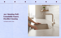Rotatable workstation sink