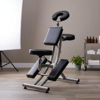 1 Piece Permanent Makeup Chair Foldable Portable Massage Chair Lightweight Professional Furniture Dense Foam Padding Ergonomic Structure Suitable for Estheticians Beauty Salon Medical Facility Studio