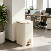 Trash Can with Foot Pedal Hands-Effortless Wastebasket Long-Lasting for Bathroom