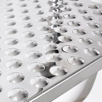 Double-Sided Pool Ladder Stainless Steel AA-Shaped Pool Ladder Anti-Slip for Above-Ground Pools