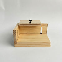 Wooden Label Positioning Stand Manual Labeling Stand with Ruler for Workshops