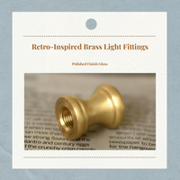 Adjustable brass floor lamp