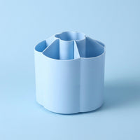 360-Degree Rotating Pen Holder for Study Table, Round Desk Storage Organiser, Office Accessories for Women, for Dorm Room