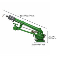Sprinkler Versatile Use High-Velocity Sprinkler Head Sturdy Aluminum Frame