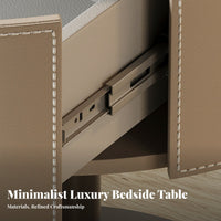 Cylindrical Drawer Cabinet Modern Design Nightstand two-level for Adults, partners