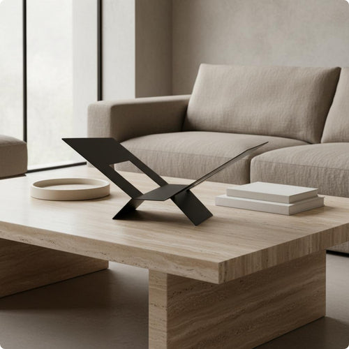 Hollow Book Stand Minimalist Metal Book Stand V-Shaped for Gift