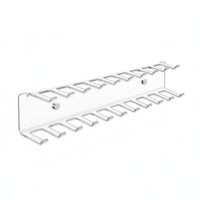 Tie and Belt Organizer Acrylic Wall Tie Rack Transparent
