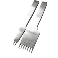 2 Pieces Pricking Iron Leather Marking Tool Sturdy for Leathercraft