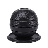 Nordic Ceramic Dinnerware Set, 5-Piece Matte Black