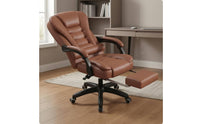 Reclining Office Chair Headrest Reclining Desk Chair Armrests for Home