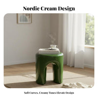 Arched Leg Stool Nordic Aesthetic Household Furniture Modern Minimalist