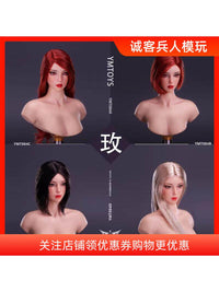 现货YMTOYS 1/6 女兵人亚洲女头雕玫YMT084 适合女兵人包胶女素体