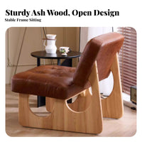 Grinning Face Armchair Nordic Design Oversized Comfy Single-Sofa Wabi-Sabi Aesthetic Soft Padded Seat for Living Room